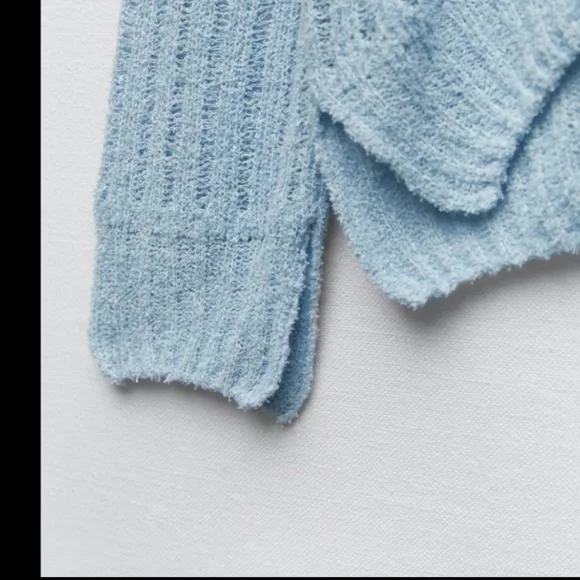 🩵OPEN KNIT CARDIGAN - Picture 10 of 13